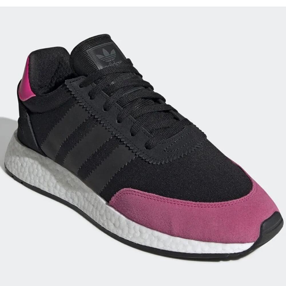 adidas Originals  I-5923 Men’s Pink Toe Black Sneakers Size 9.5